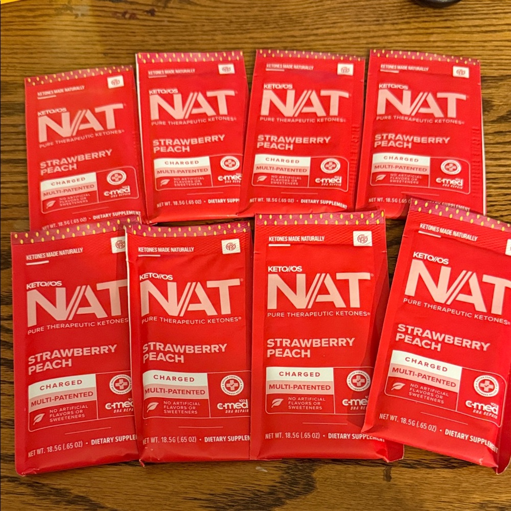 Pruvit Ketones Strawberry Peach 8 pack